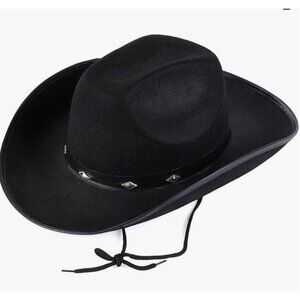 Black Studded Cowboy Hat